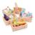 Panier de boulangerie en bois – Jeu de dînette pour enfants Multicolor 2 - vertbaudet enfant 