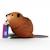 Puzzle 3d - castor Brown 2 - vertbaudet enfant 