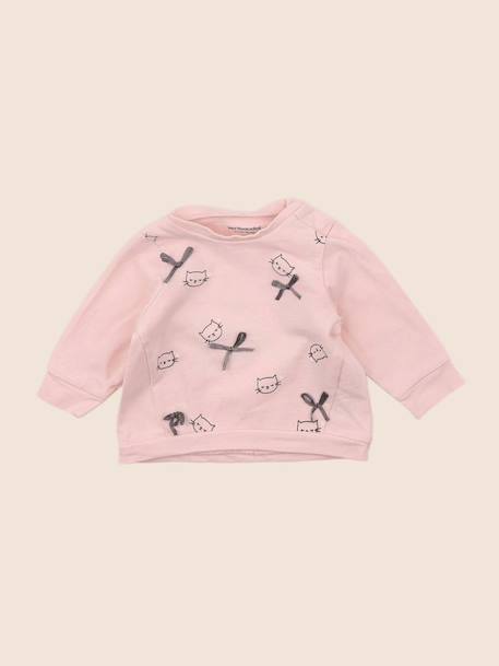 Sweat - 3 mois Rose 1 - vertbaudet enfant 