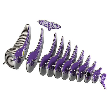 Puzzle 3d - narval Purple 2 - vertbaudet enfant 
