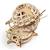 Globus – Maquette en bois mécanique à construire, globe terrestre rotatif Brown 2 - vertbaudet enfant 