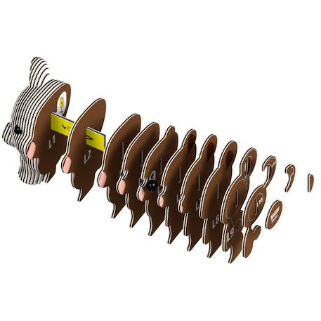 Puzzle 3d - ours Brown 2 - vertbaudet enfant 