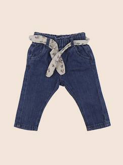 Seconde main-Fille-Pantalon-Jean - 9 mois