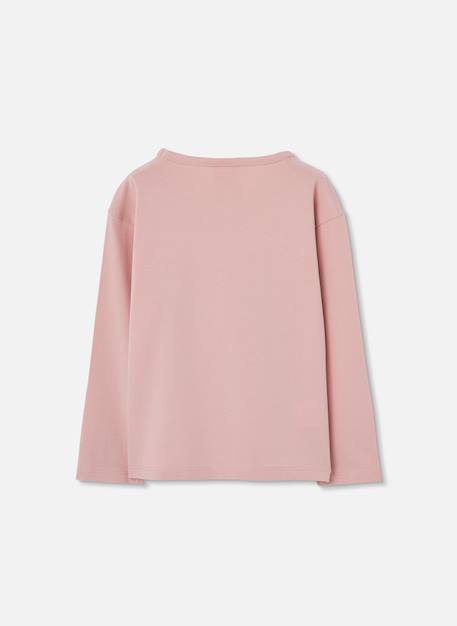T-shirt fille imprimé positive mood Rose 3 - vertbaudet enfant 
