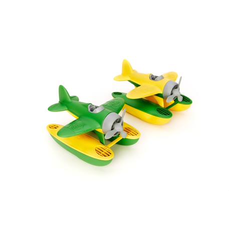 Hydravion écologique en plastique recyclé – jouet de bain Green;yellow 2 - vertbaudet enfant 