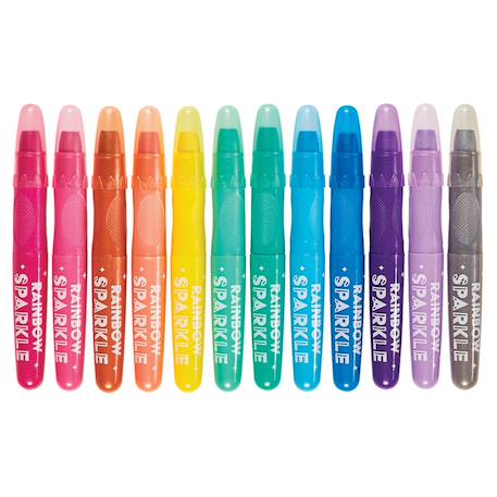 Crayons de couleur en gel métalliques – 12 teintes brillantes à effet aquarelle Multicolor 2 - vertbaudet enfant 