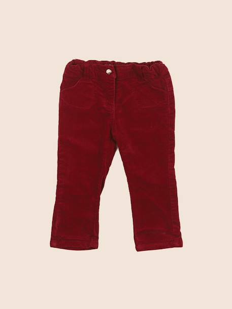 Pantalon - 12 mois Rouge 1 - vertbaudet enfant 