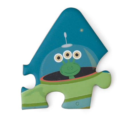 Contour puzzle - espace 31 pièces Multicolor 2 - vertbaudet enfant 