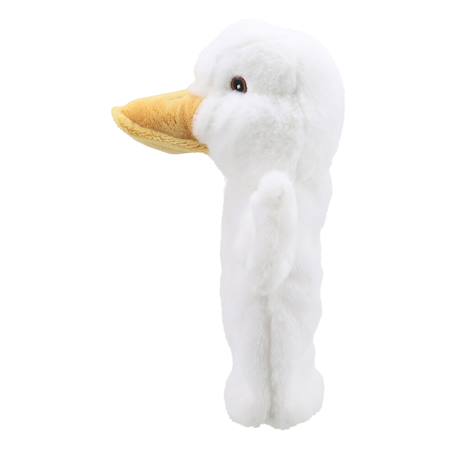 Marionnette Canard écologique ECO Puppet Buddies – Jeu d’imagination pour enfants White 2 - vertbaudet enfant 