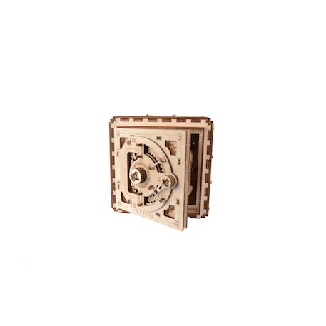 Coffre-fort mécanique en bois à construire – puzzle 3D éducatif et ludique pour enfants Brown 2 - vertbaudet enfant 