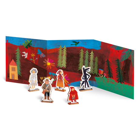 Puzzle en bois paysage avec 12 animaux à placer – Jeu éducatif dès 2 ans Multicolor 2 - vertbaudet enfant 