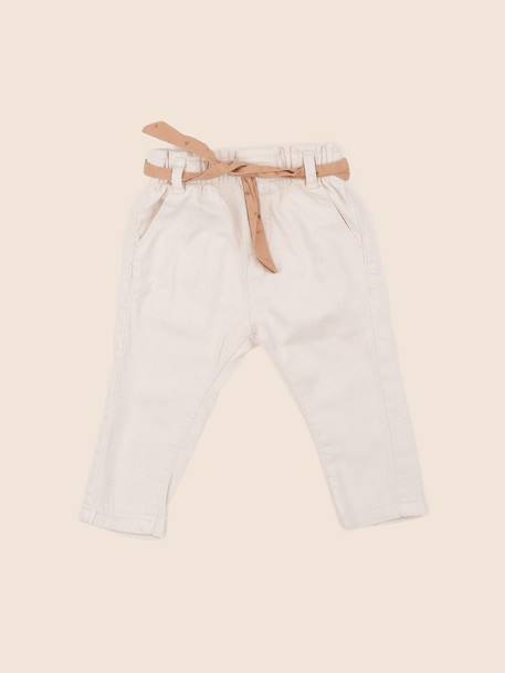 Jean - 6 mois Beige 1 - vertbaudet enfant 