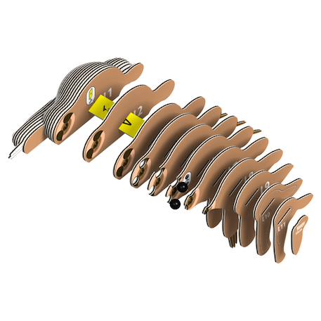 Puzzle 3d - paresseux Brown 2 - vertbaudet enfant 