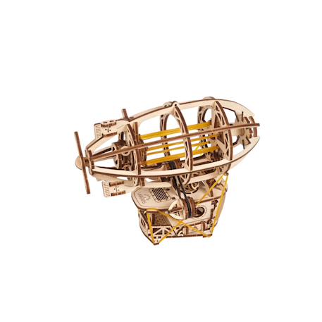 Dirigeable Steampunk – Maquette en bois à assembler pour jeunes aventuriers Brown 2 - vertbaudet enfant 