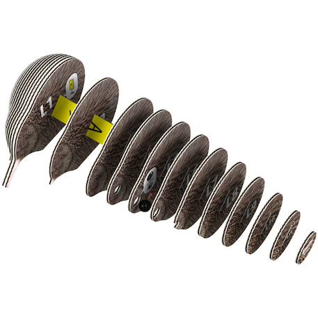 Puzzle 3d - kiwi brun Brown 2 - vertbaudet enfant 