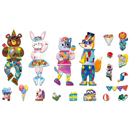 Boïte de puzzle magnétique - animaux Multicolor 2 - vertbaudet enfant 