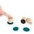 Set de tampons en bois, activité créative parent-enfant, dinos Multicolor 2 - vertbaudet enfant 