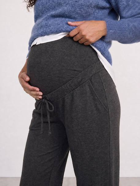 Pantalon de grossesse maille bandeau gris 2 - vertbaudet enfant 