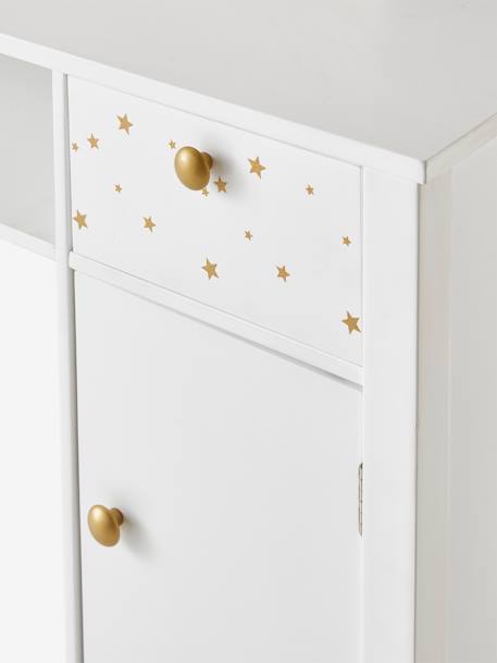 Bureau enfant MAKE A WISH BLANC CLAIR UNI AVEC DECOR 5 - vertbaudet enfant 