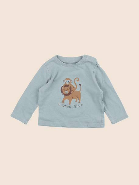 Tee-shirt - 6 mois Vert 1 - vertbaudet enfant 