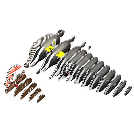 Puzzle 3d - blaireau Black 2 - vertbaudet enfant 