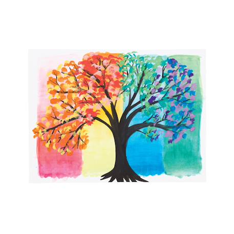 Bloc de papier aquarelle pour enfants – 20 feuilles épaisses Multicolor 2 - vertbaudet enfant 