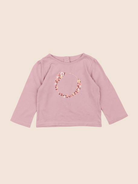 Tee-shirt - 12 mois Rose 1 - vertbaudet enfant 