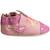 Chaussons bébé cuir souple lise la licorne Rose 1 - vertbaudet enfant 