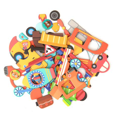 Mallette magnétique éducative 57 aimants – Jeu créatif et nomade pour enfants Multicolor 2 - vertbaudet enfant 