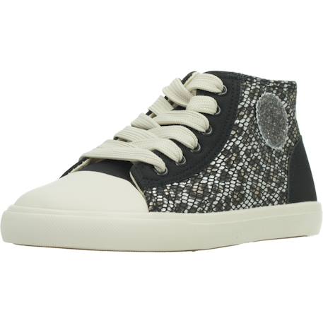 Sneakers filles synthétique fermeture éclair barefoot Black 4 - vertbaudet enfant 