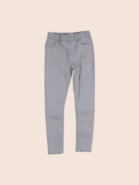 Jegging - 10 ans Gris 1 - vertbaudet enfant 