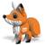 Puzzle 3d - renard rouge Brown 2 - vertbaudet enfant 