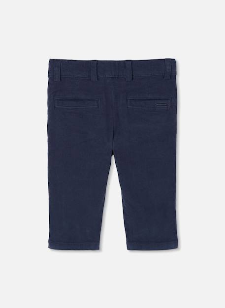 Pantalon garçon velours côtelé fin Bleu 2 - vertbaudet enfant 