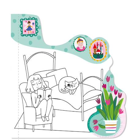 Peinture à l'eau - la vie marine Multicolor 2 - vertbaudet enfant 