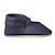 Chaussons cuir souple uni ouvert marine Bleu 1 - vertbaudet enfant 