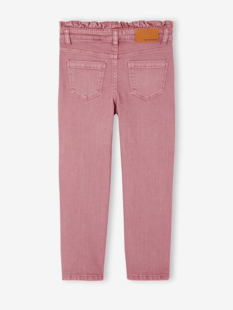 Pantalon slim fille encre+mauve 6 - vertbaudet enfant 