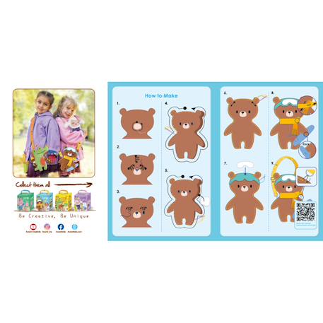 Kit couture - lapin musicien Multicolor 2 - vertbaudet enfant 