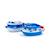 Bateau à aubes – jouet de bain écologique en plastique recyclé Blue;white 2 - vertbaudet enfant 