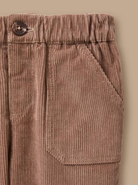 Pantalon en velours bébé Sucre brun 2 - vertbaudet enfant 
