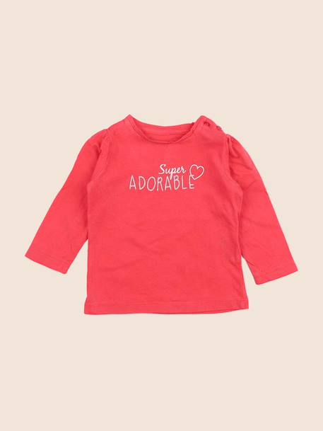 Tee-shirt - 6 mois Rose 1 - vertbaudet enfant 