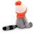 Peluche raton laveur avec bonnet orange 15 cm Grey 2 - vertbaudet enfant 