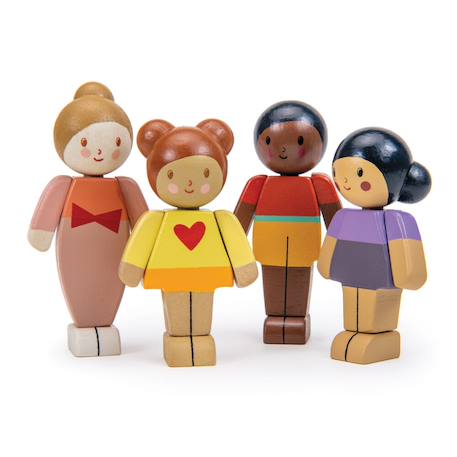 Poupée en bois - amande fille Multicolor 2 - vertbaudet enfant 