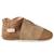 Chaussons bébé cuir souple velours Beige 1 - vertbaudet enfant 