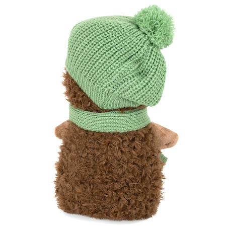 Peluche hérisson avec béret vert 18 cm Brown 2 - vertbaudet enfant 