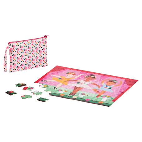 Puzzle double face - ballerine Multicolor 2 - vertbaudet enfant 