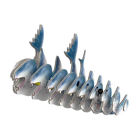 Puzzle 3d - léopard de mer Multicolor 2 - vertbaudet enfant 