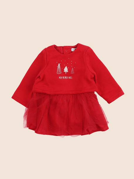 Robe - 3 mois Rouge 1 - vertbaudet enfant 