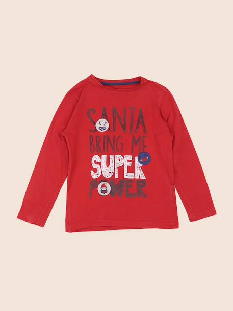 Tee-shirt - 8 ans Rouge 1 - vertbaudet enfant 