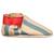 Chaussons bébé cuir souple rayures Bleu 1 - vertbaudet enfant 
