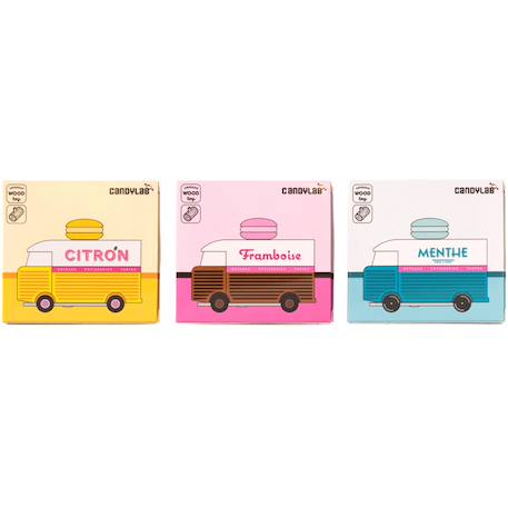 Van macaron - bois de hêtre massif Multicolor 2 - vertbaudet enfant 
